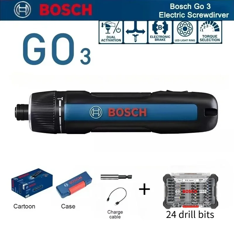 Power Tools Professional - Conjunto de Chaves de Fenda Elétricas