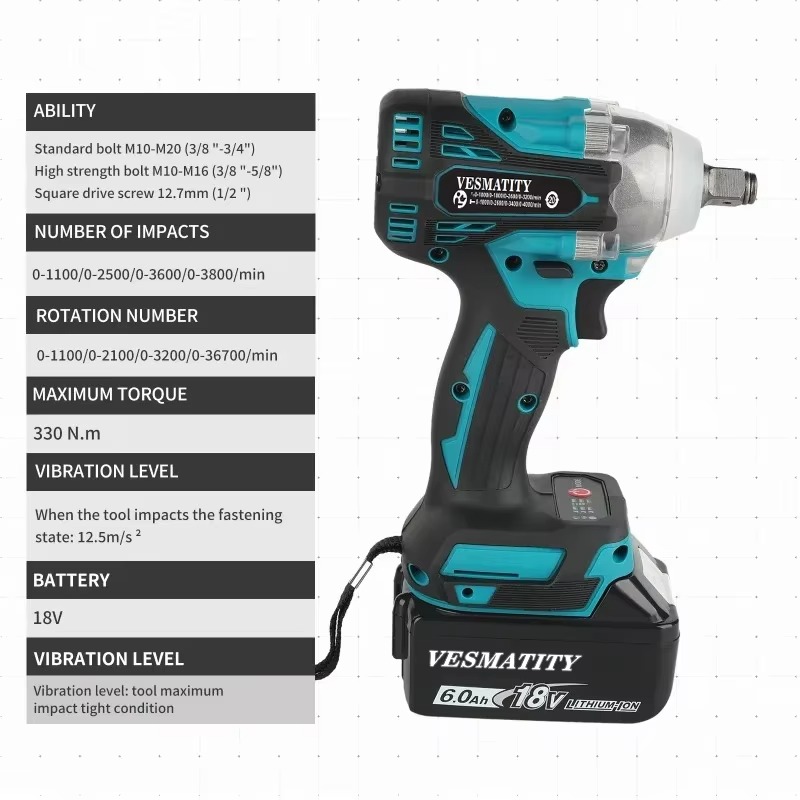 Chave de impacto DTW300, 330 N - Makita Drill Dtw300 avaliação e preço