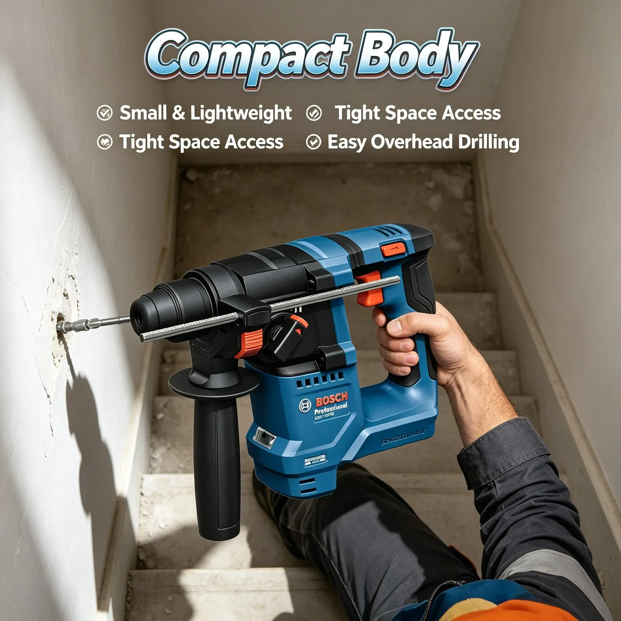 Martelo rotativo sem fio BOSCH - Power Tools Professional avaliação e preço